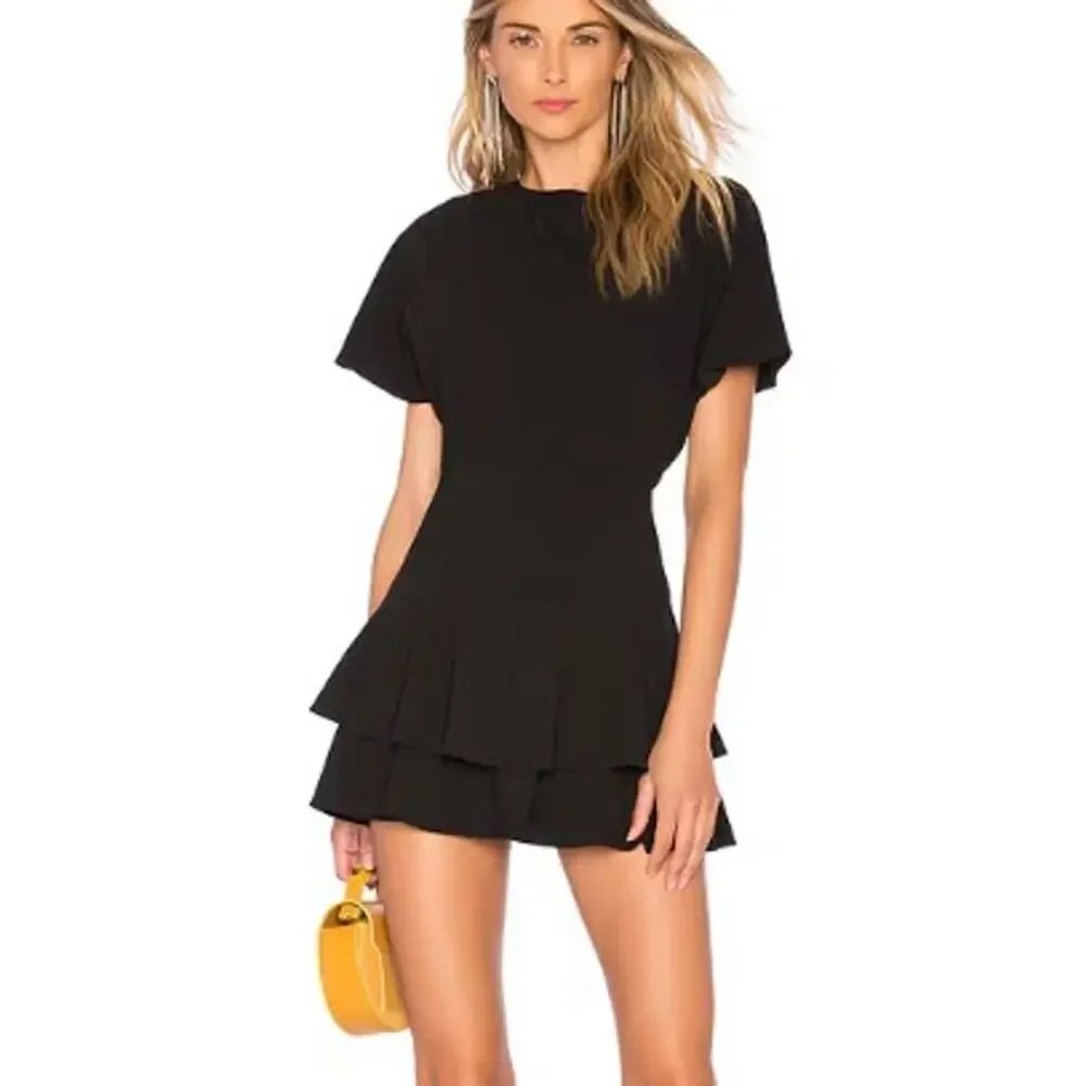 Alice + Olivia Palmira Mini Dress in Black Sz. 6